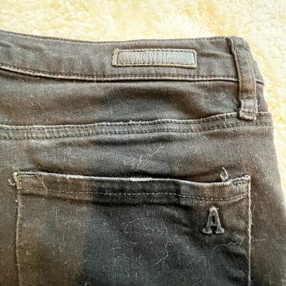 Articles of Society Women's Black Raw Hem Skinny Ankle Jeans Size 29 - Picture 7 of 7
